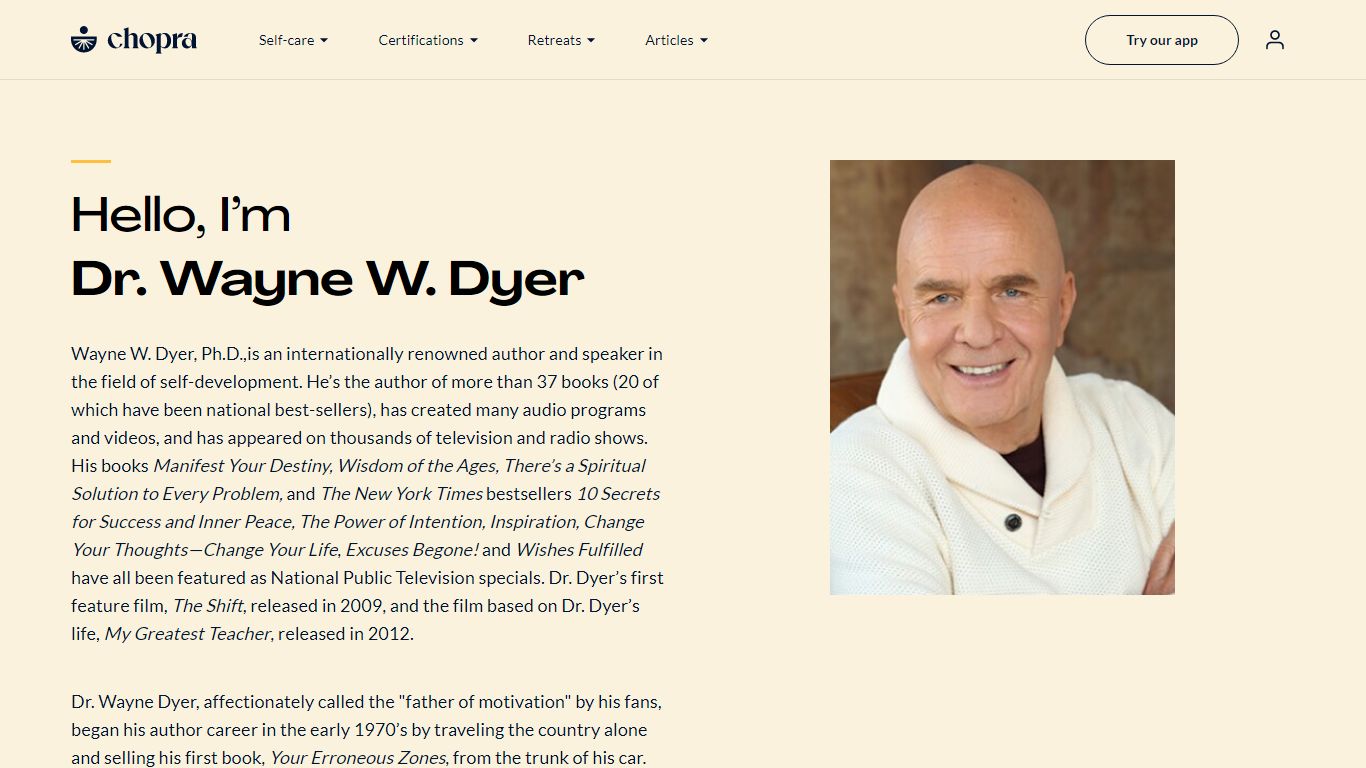 Dr. Wayne W. Dyer - Chopra